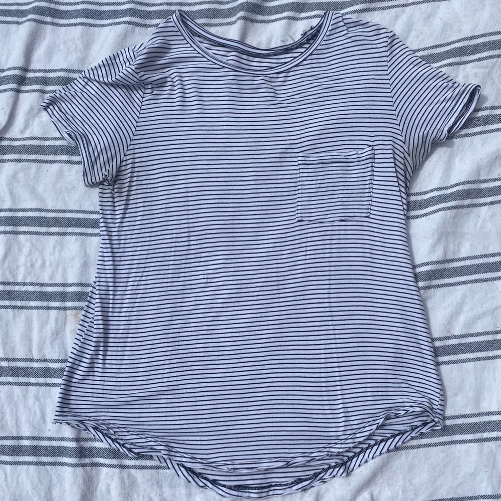 American Eagle Soft Basic Stripped Tee